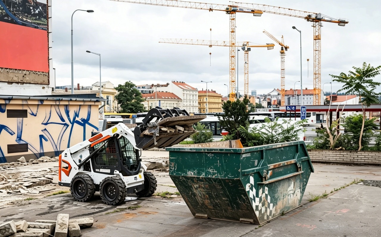 Minicargador compacto skid steer